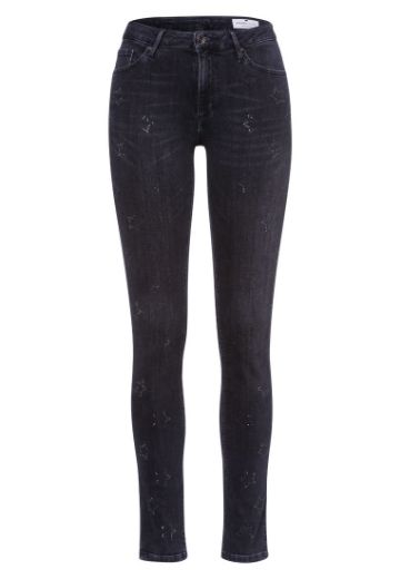 Picture of Cross jeans Alan skinny L36, black stars