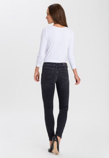 Picture of Cross jeans Alan skinny L36, black stars