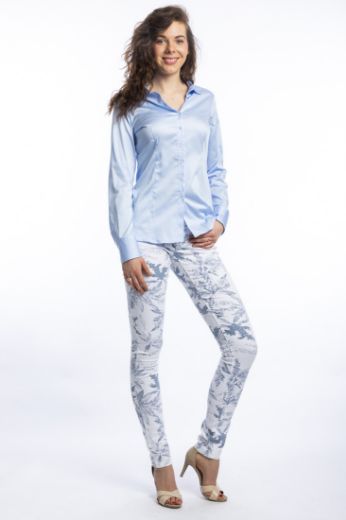 Bild von Tall Wonderjeans Skinny L38 Inch, jungle leaf print