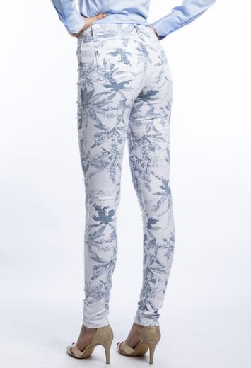 Bild von Tall Wonderjeans Skinny L38 Inch, jungle leaf print