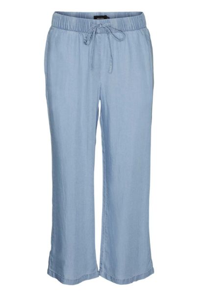 Show details for Vero Moda Tall Liliana Culotte Trousers Tencel Denim, light blue denim Picture of Vero Moda Tall Liliana Culotte Trousers Tencel Denim, light blue denim