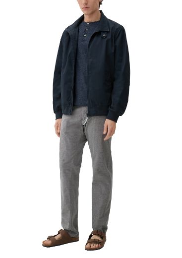 Image de s.Oliver Tall T-shirt avec Encolure en Henley