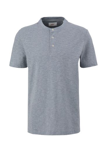 Image de s.Oliver Tall T-shirt avec Encolure en Henley