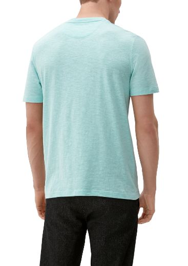 Image de s.Oliver Tall T-shirt avec Encolure en Henley