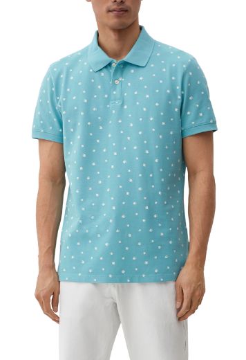Image de s.Oliver Tall Polo à Imprimé Minimal