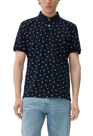 Image de s.Oliver Tall Polo à Imprimé Minimal