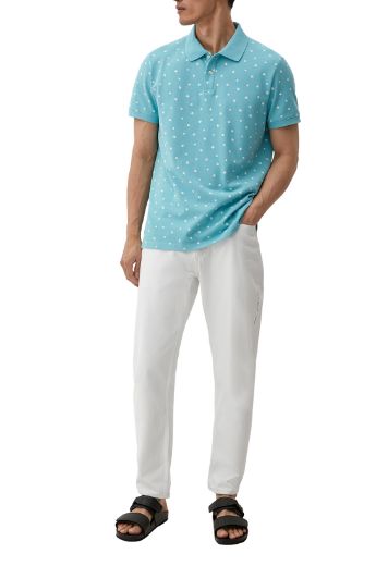 Image de s.Oliver Tall Polo à Imprimé Minimal