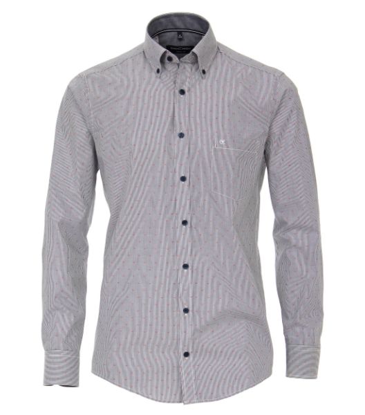 Show details for Long sleeve shirt, blue striped Picture of Long sleeve shirt, blue striped