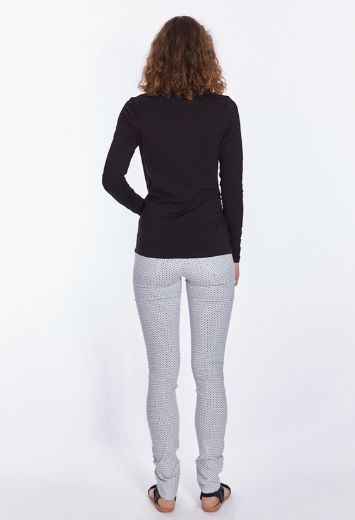 Bild von Wonderjeans Classic L37 Inch, white dark grey diamond