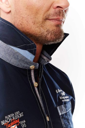 Image de Chemise Décontractée à Manches Longues avec Broderie