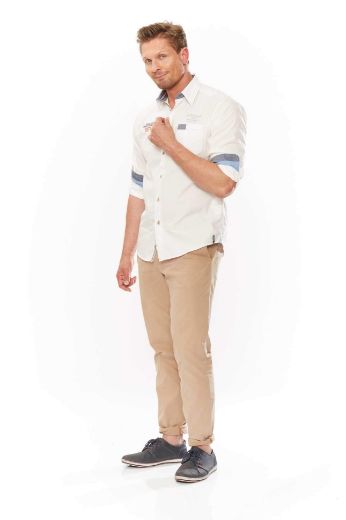 Image de Chemise Décontractée à Manches Longues avec Broderie