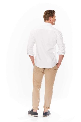Image de Chemise Décontractée à Manches Longues avec Broderie