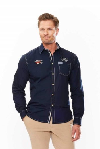 Image de Chemise Décontractée à Manches Longues avec Broderie