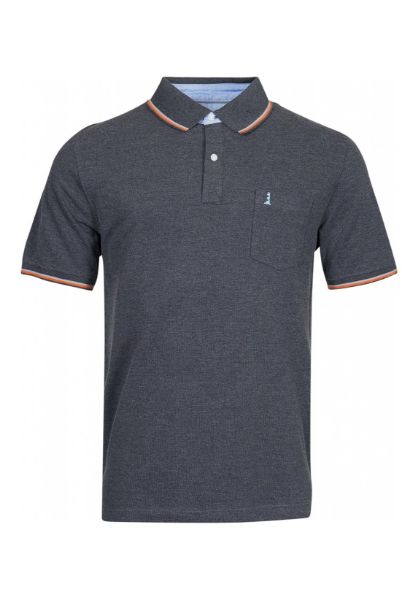 Zeige Details für Poloshirt mit Kontraststreifen Bild von Poloshirt mit Kontraststreifen