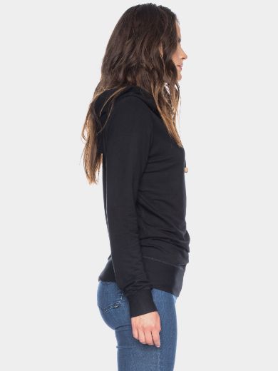 Picture of Hoodie Jondra with bamboo, black
