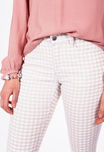 Picture of Wonderjeans skinny L38 inches, white-beige check