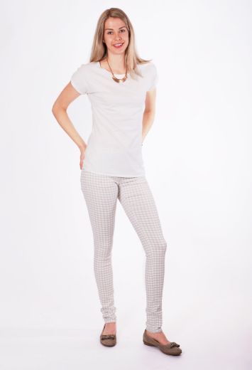 Picture of Wonderjeans skinny L38 inches, white-beige check