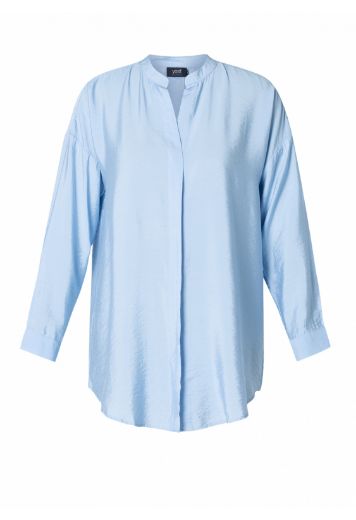 Image de Blouse Longue sans Col, soft blue