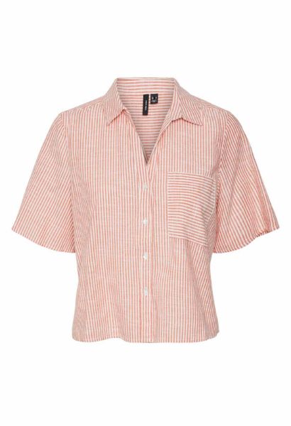 Agrandir l'image de Vero Moda Tall Jily Blouse Cropped à Manches Courtes Image de Vero Moda Tall Jily Blouse Cropped à Manches Courtes