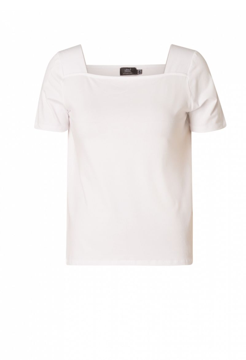 Image de T-shirt à Encolure Carrée