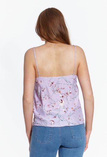 Image de Top cami floral lila