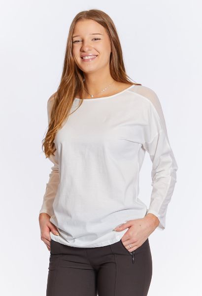 Agrandir l'image de Haut à manches longues avec filet Image de Haut à manches longues avec filet