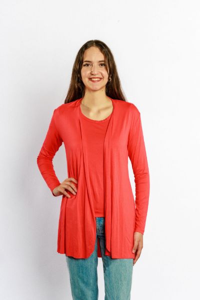 Zeige Details für Long Cardigan Jersey Bild von Long Cardigan Jersey
