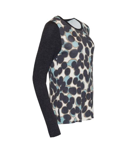 Image de Pull tricoté Â  manches longues, Â  motif