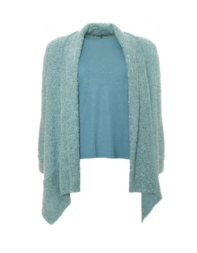 Picture of Open bouclé-knit cardigan
