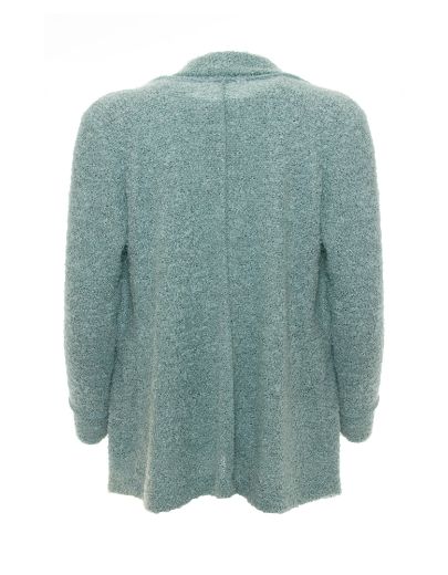 Picture of Open bouclé-knit cardigan