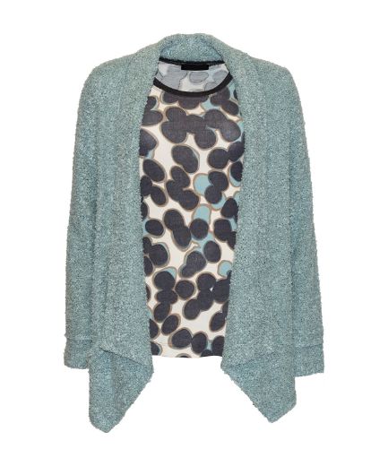 Picture of Open bouclé-knit cardigan