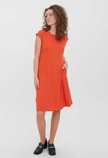 Image de Vero Moda Tall Robe June Longueur Genou