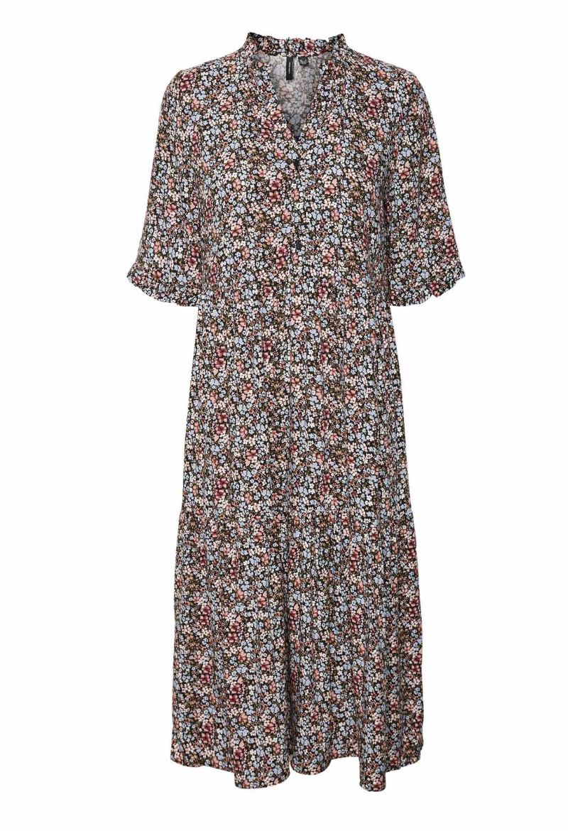 Bild von Vero Moda Tall Easy Halbarm Midi-Kleid, flower print
