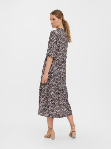 Bild von Vero Moda Tall Easy Halbarm Midi-Kleid, flower print