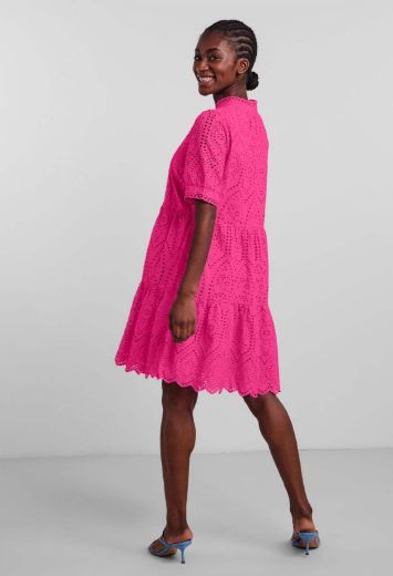 Picture of Y.A.S Vero Moda Tall Holi Dress with Embroidery in Organic Cotton