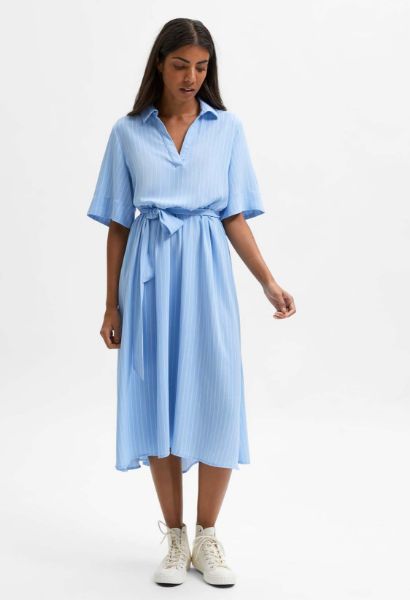 Show details for SLF Vero Moda Tall Rhonda Midi Dress, Light Blue Picture of SLF Vero Moda Tall Rhonda Midi Dress, Light Blue