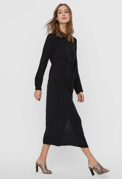 Show details for Vero Moda Tall Easy Shirt Dress Midi Picture of Vero Moda Tall Easy Shirt Dress Midi