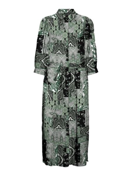 Zeige Details für Vero Moda Tall Gigi Kleid Midi, grün gemustert Bild von Vero Moda Tall Gigi Kleid Midi, grün gemustert