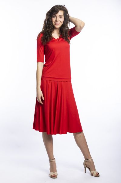 Show details for Jersey skirt Rali, red Picture of Jersey skirt Rali, red