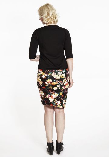 Picture of Cocktail dress casual, flower yellow