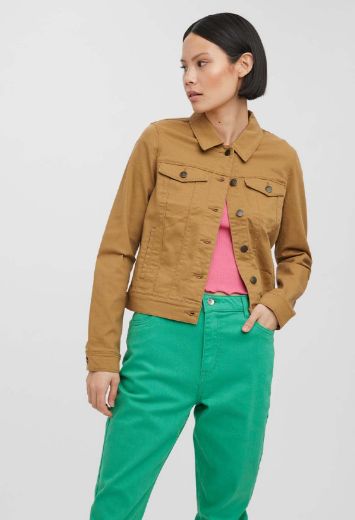 Image de Vero Moda Tall Hotsoya Jeans Veste Couleur Denim