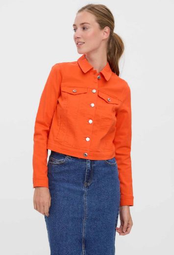 Image de Vero Moda Tall Hotsoya Jeans Veste Couleur Denim