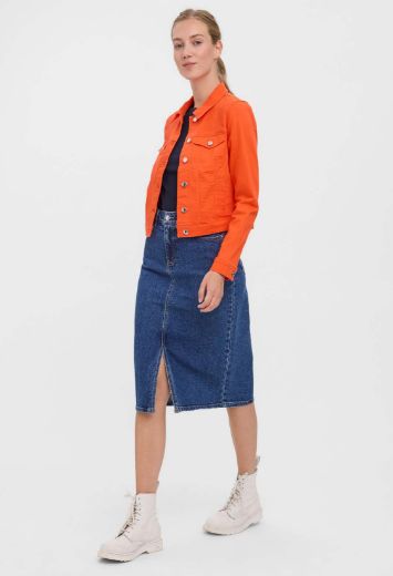 Image de Vero Moda Tall Hotsoya Jeans Veste Couleur Denim
