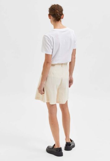 Bild von SLF Vero Moda Tall Malvina Ida Shorts mit Leinen, sandshell