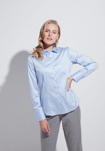 Picture of Eterna slim-fit blouse, light blue