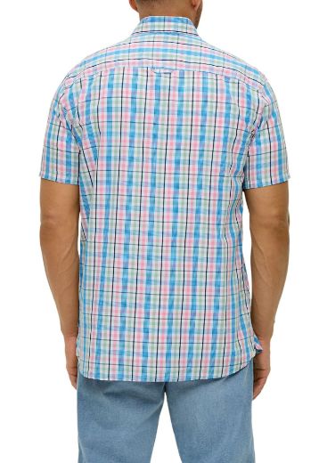 Picture of Tall Men Short Sleeve Shirt Checked