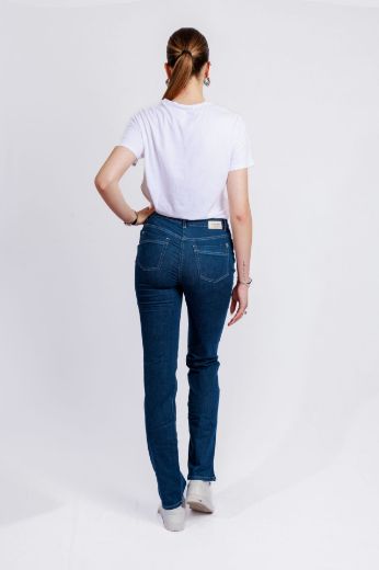 Image de Tall Jeans Ronja Slim Fit Denim Léger L38 Inch, bleu moyen