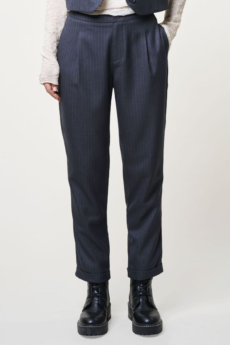 Picture of Tall Ladies Trousers Pinstripes 35 Inch, anthracite