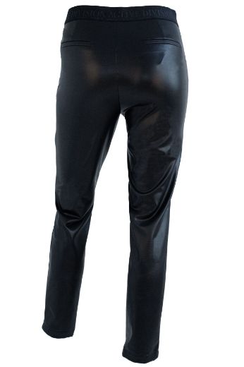 Picture of Tall Ladies Faux Leather Trousers Jacky Zip L38 Inches, black