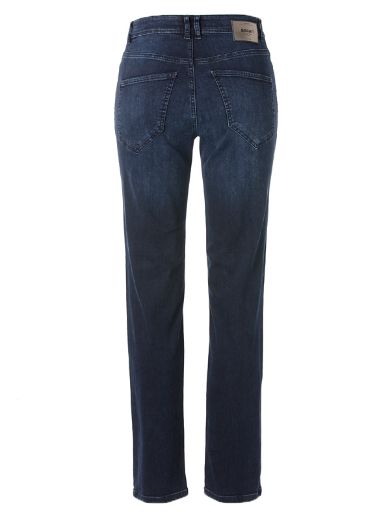 Image de Tall Lena Jeans L38 pouce, bleu foncé lavé